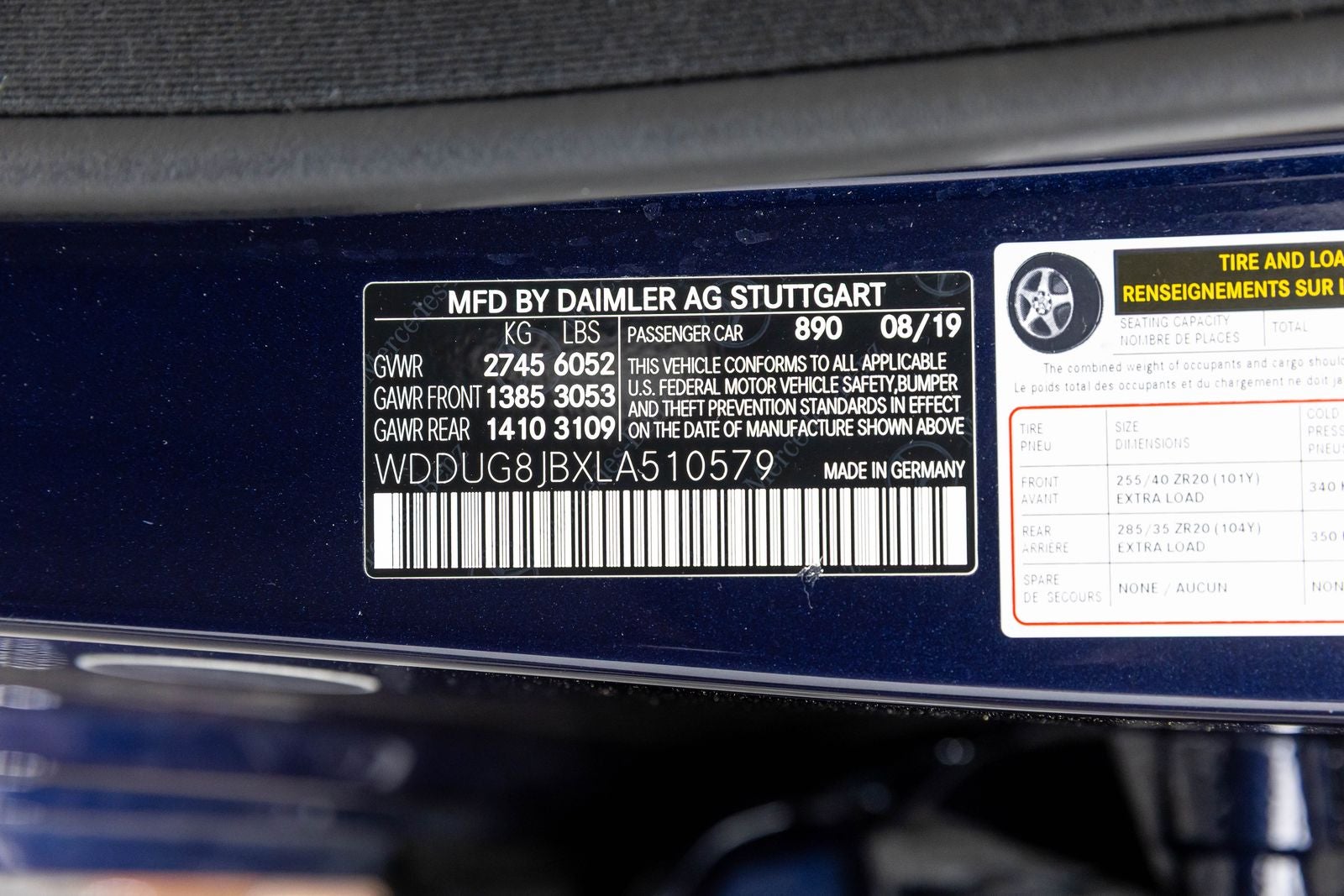 2020 Mercedes-Benz AMG® S 63 AMG® S 63