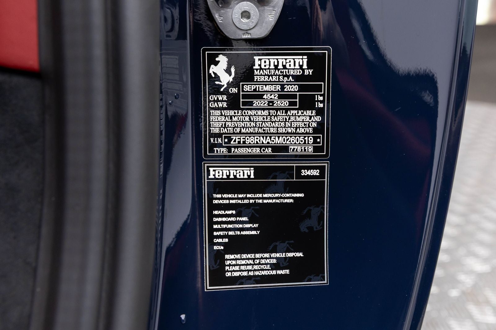 2021 Ferrari Roma Coupe