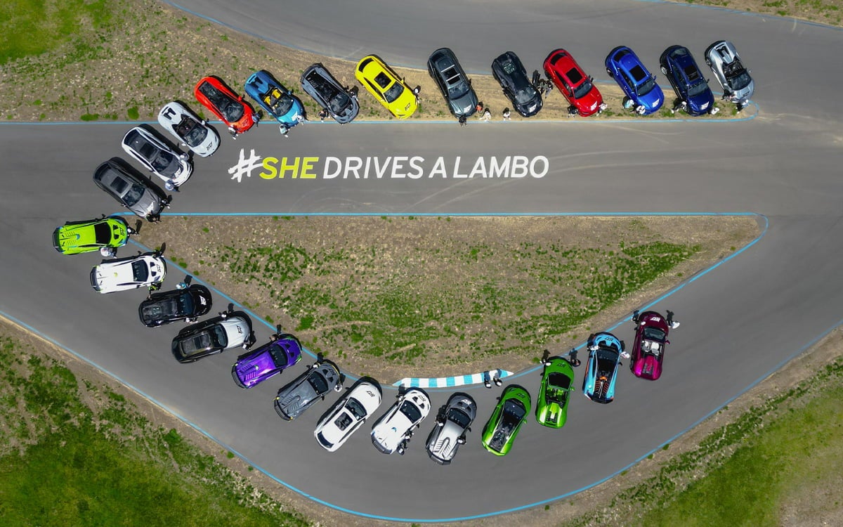 She Drives a Lambo past event group image